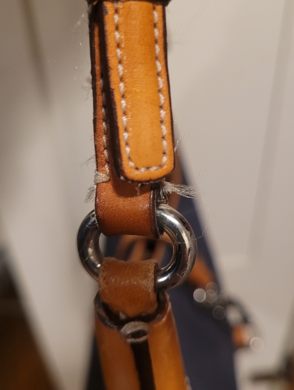 Vintage Coach Hamptons Denim Clip Hobo Bag Small Y2K 90s - Picture 12 of 16